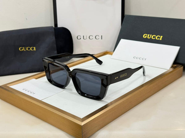 Luxury  Black Square Sunglasses for Men