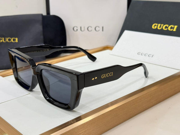 Luxury  Black Square Sunglasses for Men