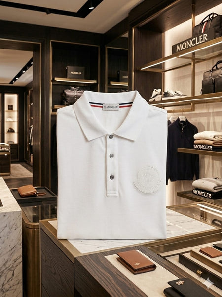 Premium White Polo T-Shirt for Men Stylish Regular Fit Casual Wear