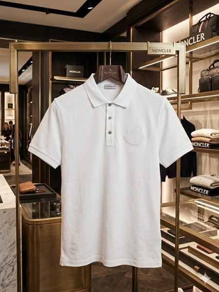 Premium White Polo T-Shirt for Men Stylish Regular Fit Casual Wear