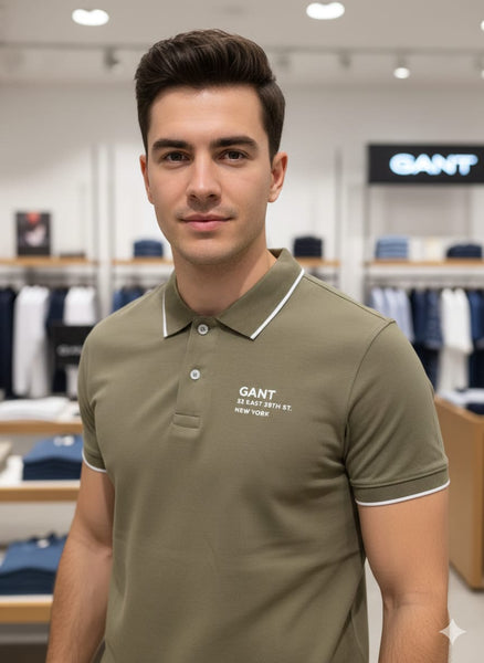 Premium Olive Green Polo T-Shirt for Men