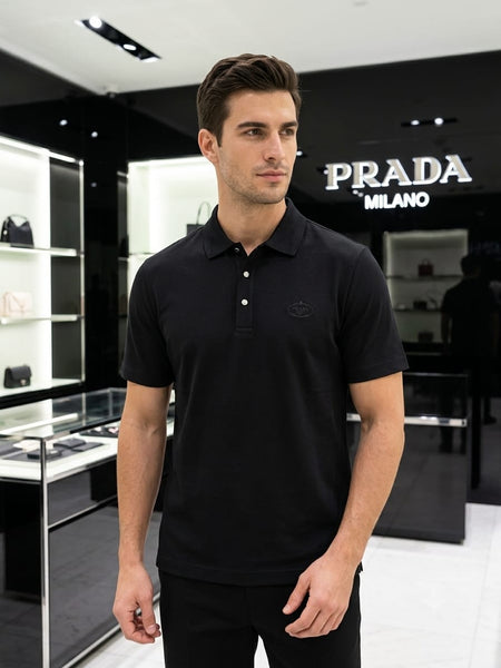 Exclusive Branded  Black Polo T-Shirt Premium Smart Casual Essential