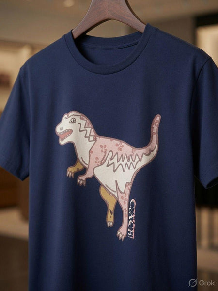 Premium Dino Print  T-Shirt – Casual Everyday Wear For Women