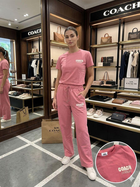 Women's Premium Pink Lounge Wear Co-Ord Set