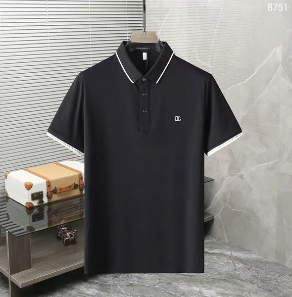 Luxury Men's Polo T-Shirt –Premium Fabric with Signature Logo