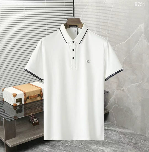 Luxury Men's Polo T-Shirt –Premium Fabric with Signature Logo