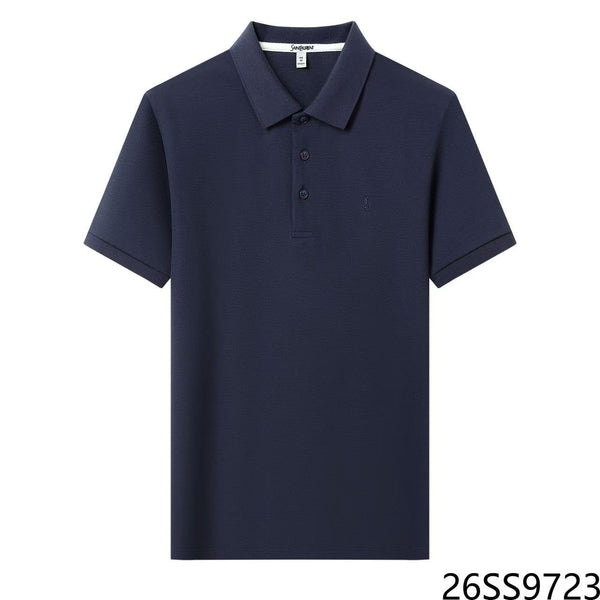 Luxury Men's Polo T-Shirt Premium Soft Fabric with Embroidered Logo