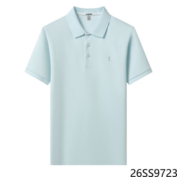 Luxury Men's Polo T-Shirt Premium Soft Fabric with Embroidered Logo