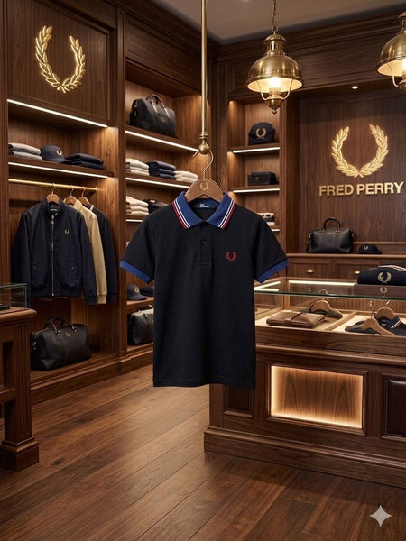 Kids Premium Polo T-Shirt with Contrast Striped Collar