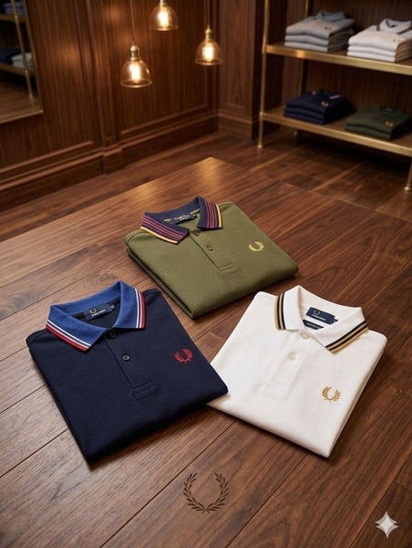 Kids Premium Polo T-Shirt with Contrast Striped Collar