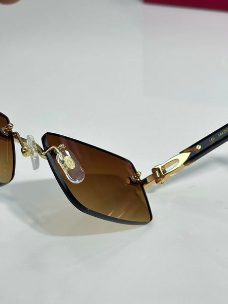Stylish Rimless Sunglasses for  Women | Modern Luxury Design