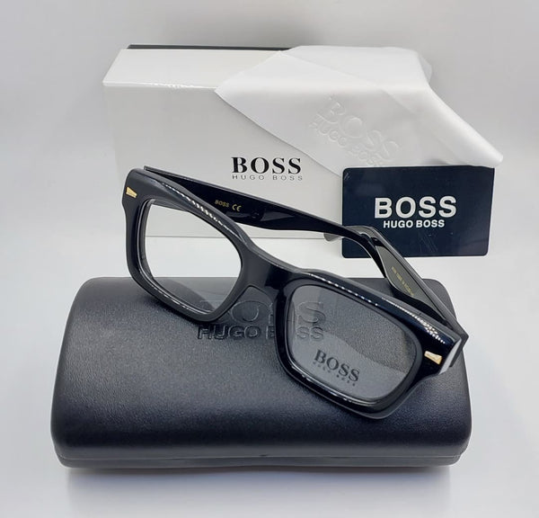 Classic Square Optical Frame for Men| Transparent Black Eyewear