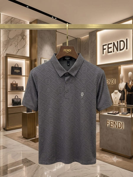Men's Premium Brand Monogram  Polo T-Shirt Stylish Casual & Smart Fit Polo