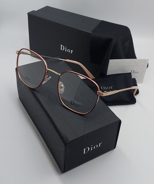 Premium Gold Metal Frame Eyeglasses – Lightweight Round Designer Eyewear For Women
