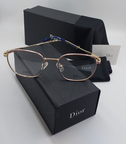 Premium Gold Metal Frame Eyeglasses – Lightweight Round Designer Eyewear For Women