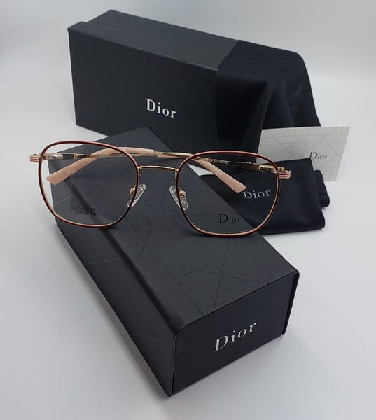 Premium Gold Metal Frame Eyeglasses – Lightweight Round Designer Eyewear For Women