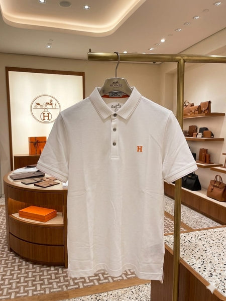 Luxury imported Polo T-Shirt with Signature H Logo