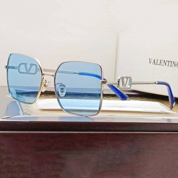 Luxury Golden Square Exquisite Metal Eyeglasses