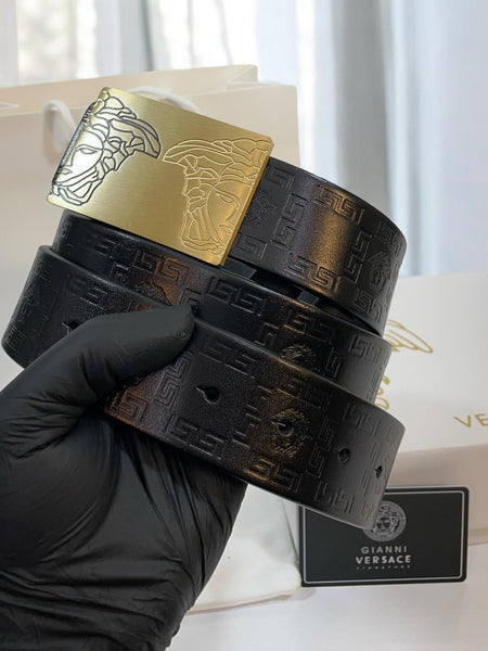Luxury Brand Signature  Leather Belt