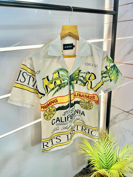 Men Latest Short Sleeve Rum Label Shirt