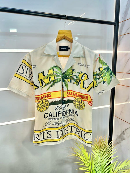 Men Latest Short Sleeve Rum Label Shirt