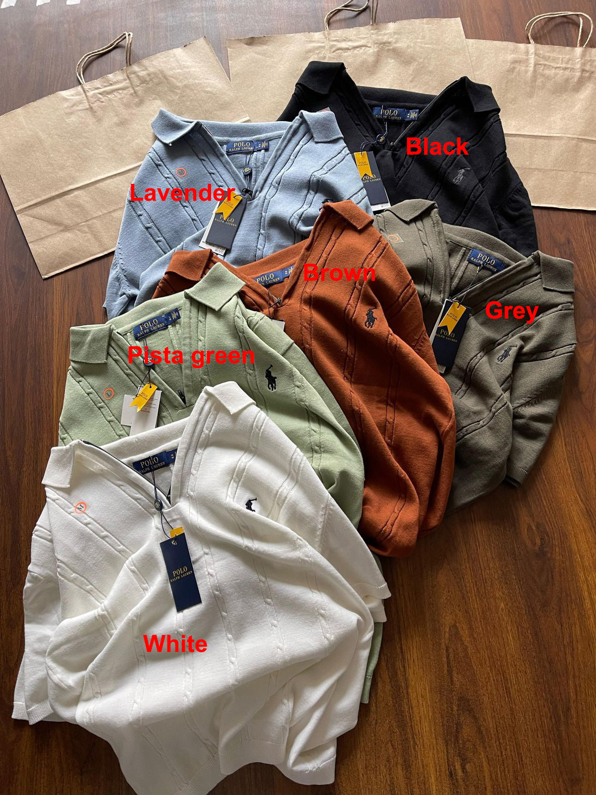 Luxury Knitted Polo T-shirt