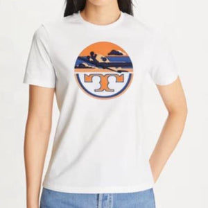 Imported  Logo Patch T-Shirt For Women