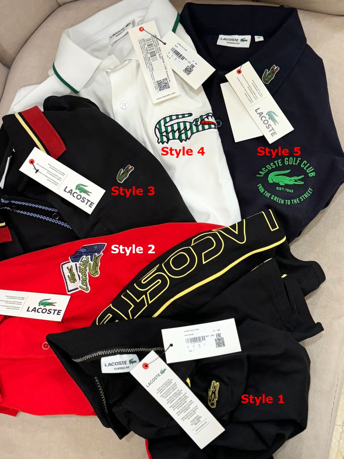 Premium  Movement Polo Shirt Patched Crocodile Logo