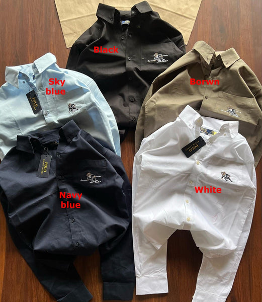 Premium Men Classic Fit Polo Bear Shirt