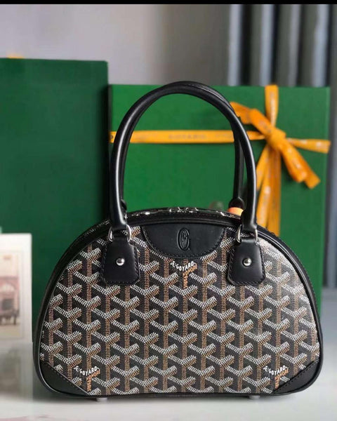 Logo Coated Canvas Saint Jeanne PM Satchel Handbag