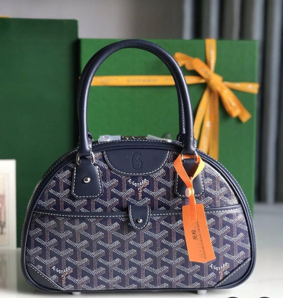 Logo Coated Canvas Saint Jeanne PM Satchel Handbag