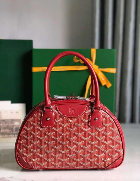 Logo Coated Canvas Saint Jeanne PM Satchel Handbag