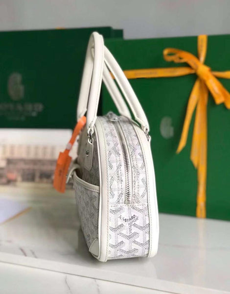 Logo Coated Canvas Saint Jeanne PM Satchel Handbag
