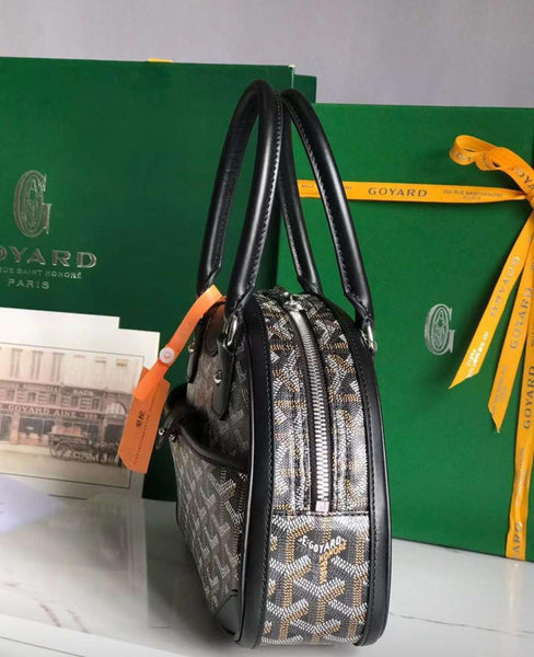 Logo Coated Canvas Saint Jeanne PM Satchel Handbag