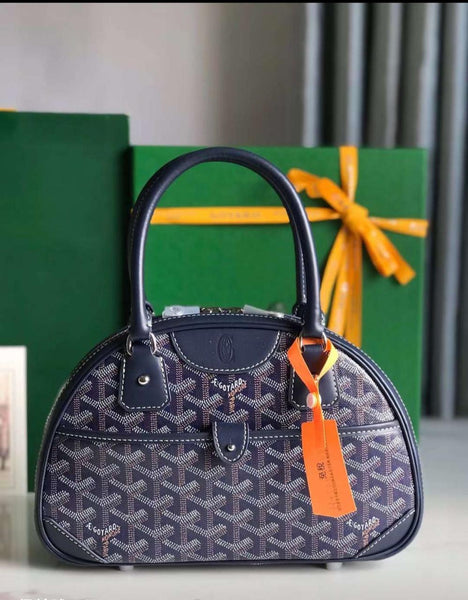 Logo Coated Canvas Saint Jeanne PM Satchel Handbag