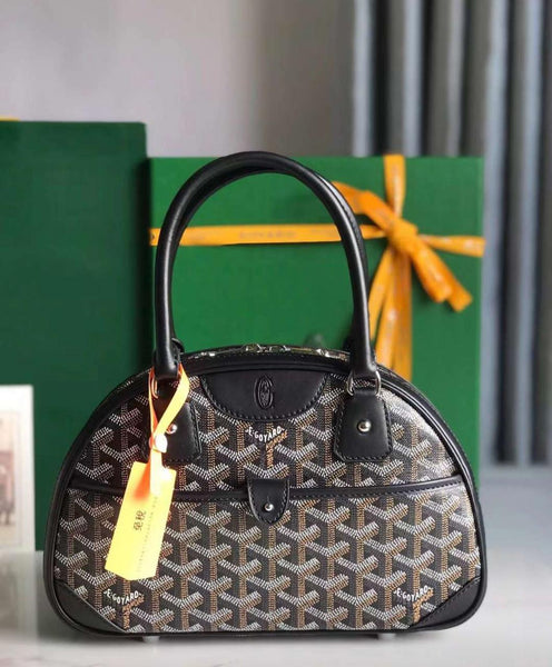 Logo Coated Canvas Saint Jeanne PM Satchel Handbag