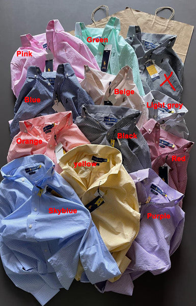 Premium Check Print With Embroidery Logo Shirt