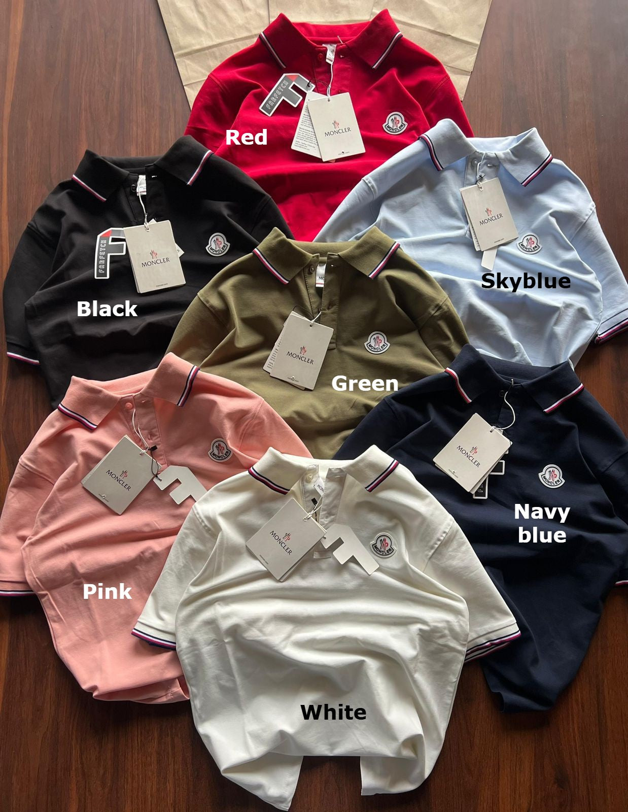 Premium Embroidered Patch Polo T-shirt