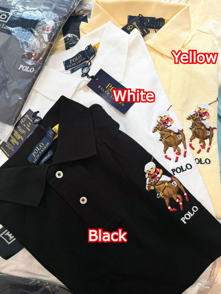 Branded Embroidery  Big Pony Polo Shirt