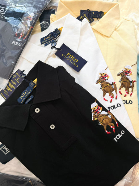 Branded Embroidery  Big Pony Polo Shirt