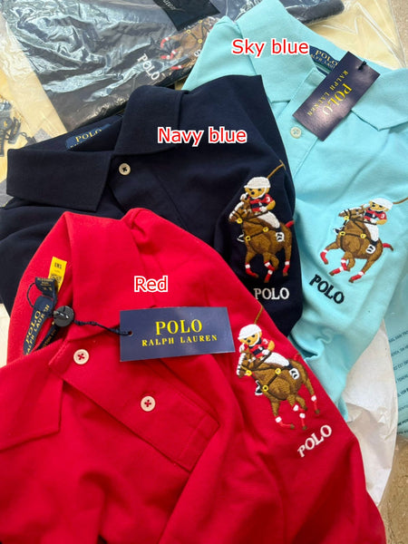 Branded Embroidery  Big Pony Polo Shirt