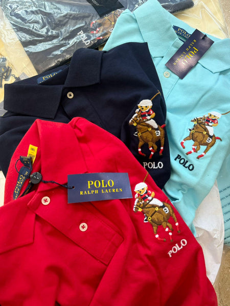 Branded Embroidery  Big Pony Polo Shirt