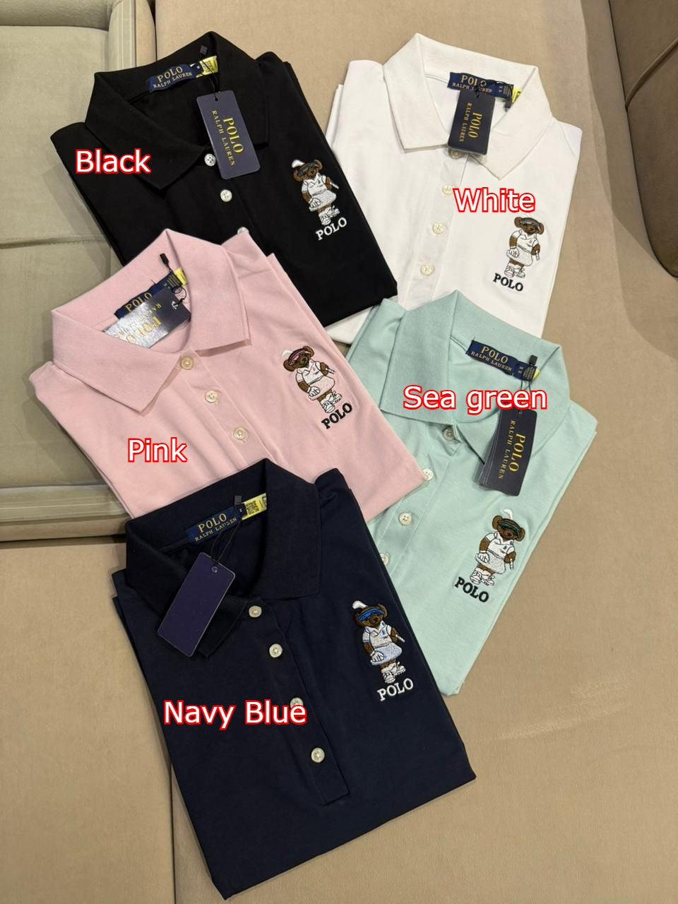 Premium Regular Fit Bear Golf Polo Shirt