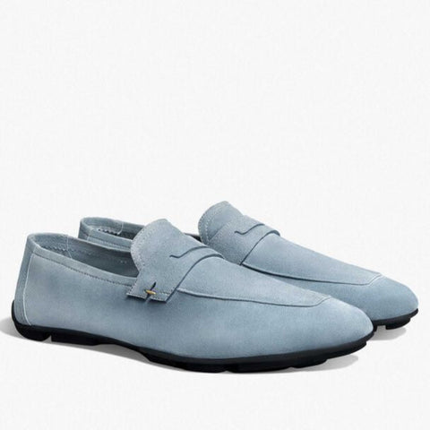 Lorenzo Drive Suede Leather Loafer