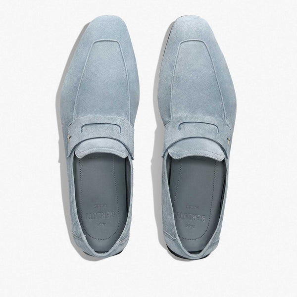 Lorenzo Drive Suede Leather Loafer