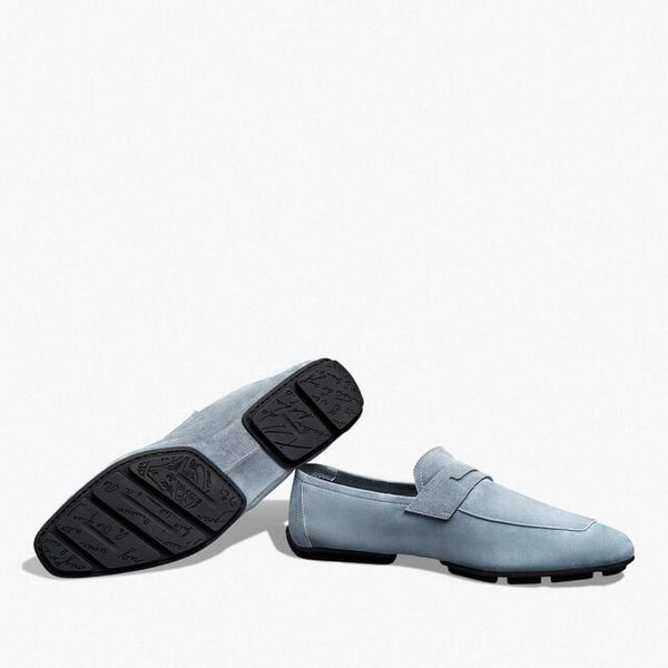 Lorenzo Drive Suede Leather Loafer