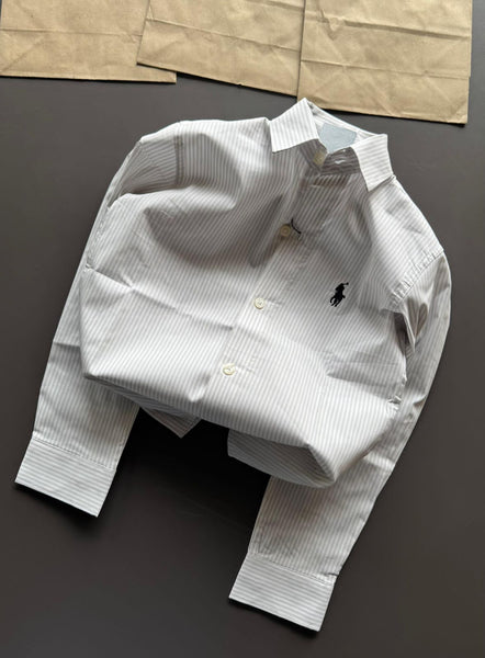 Premium Regular Fit Striped Stretch Shirt