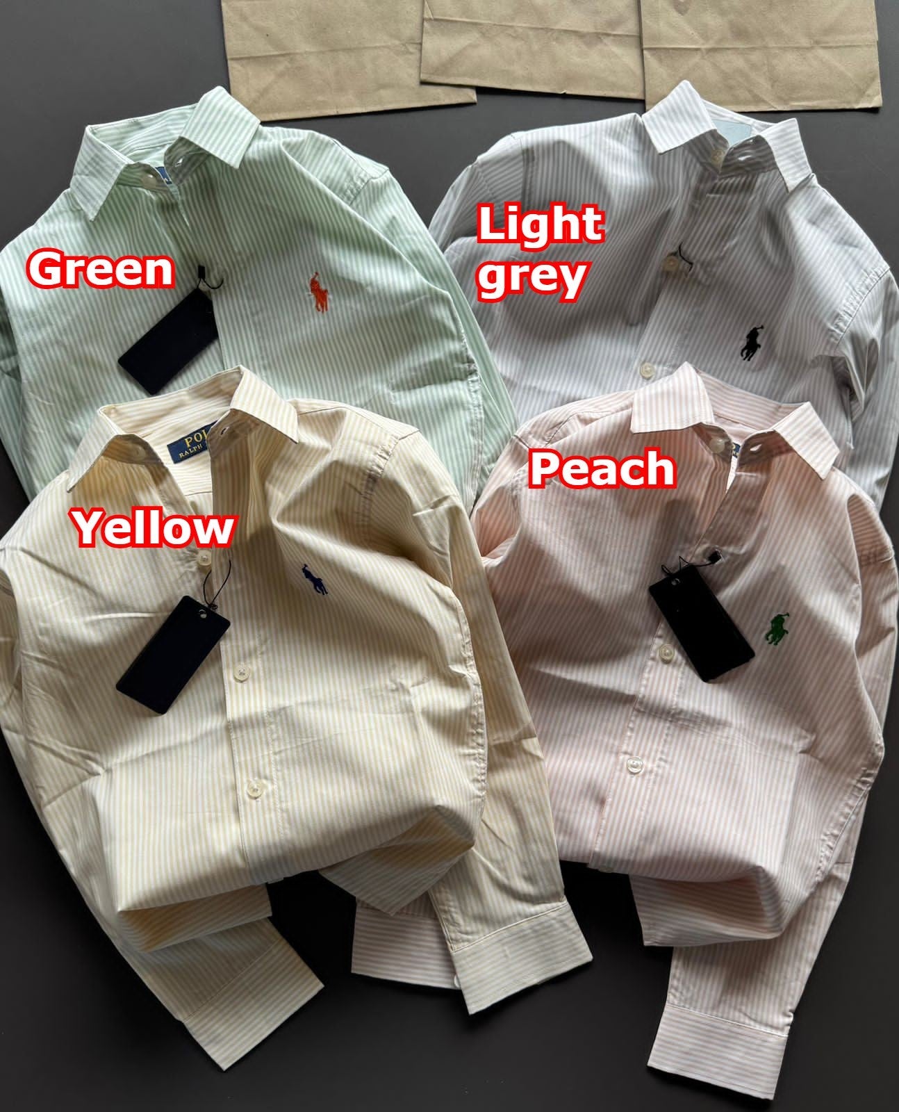 Premium Regular Fit Striped Stretch Shirt