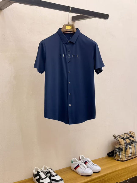 Luxury Brand Signature Half Sleeve Shirt