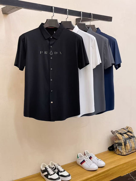 Luxury Brand Signature Half Sleeve Shirt